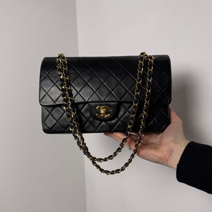 Sac Chanel Timeless vintage 25 cm noir