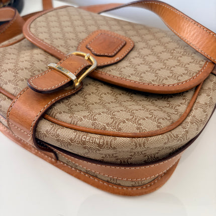 Sac Celine bandoulière toile macadam