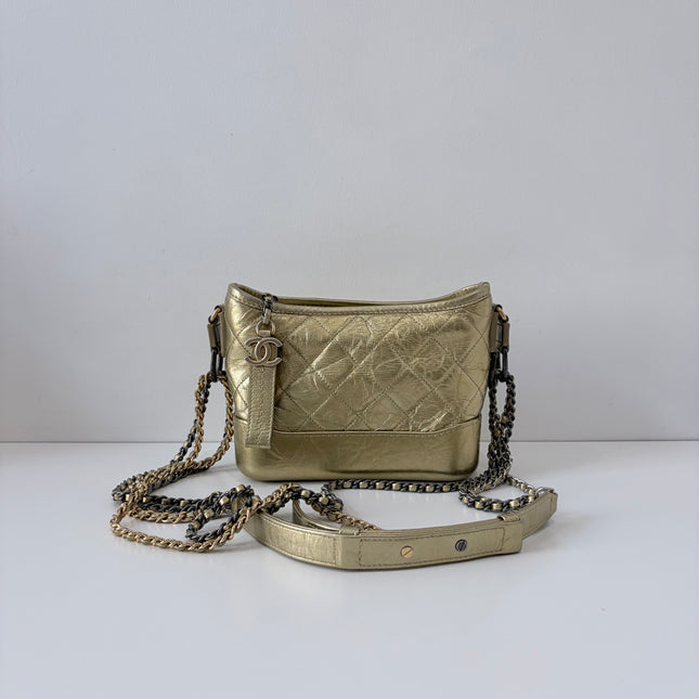 Sac Chanel mini Gabrielle Doré