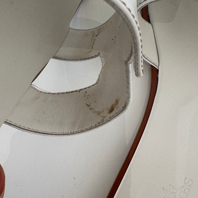 Sandales Oran Hermès Blanches T41