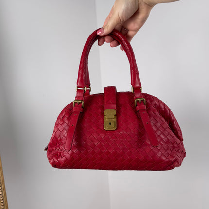 Sac Bottega Veneta Vintage Rouge