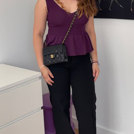 Sac chanel mini square noir