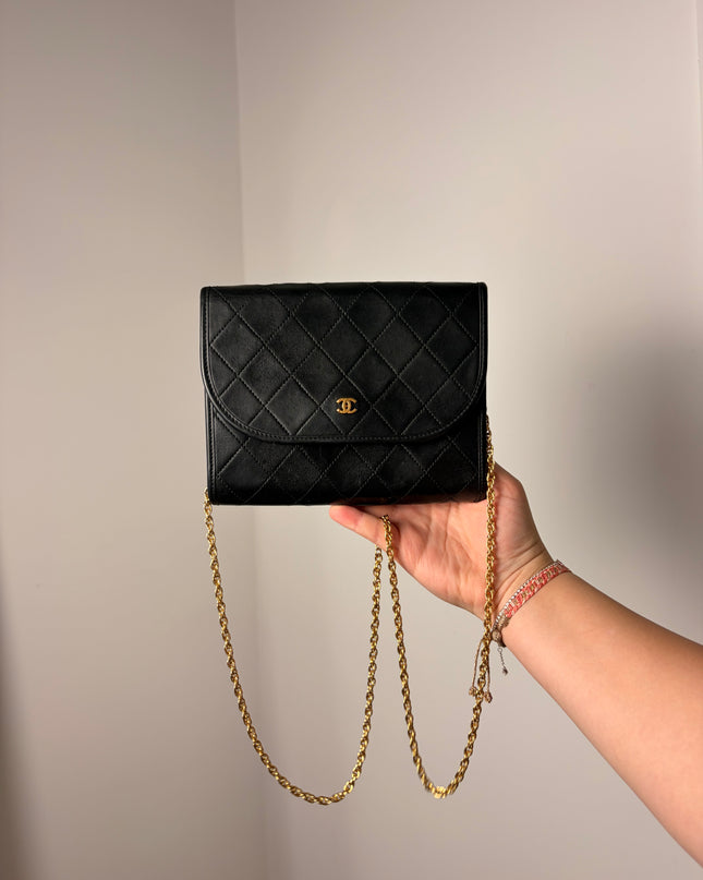 Petit Sac Chanel matelassé noir
