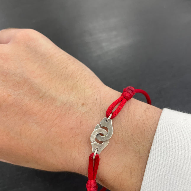 Bracelet Dinh Van Tissu Rouge