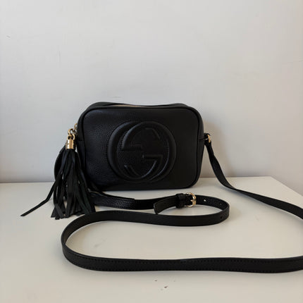 Sac Gucci Caméra Soho GM Cuir Noir