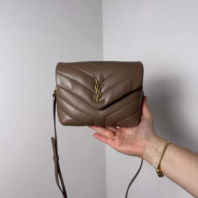 Sac saint Laurent Loulou Toy sable