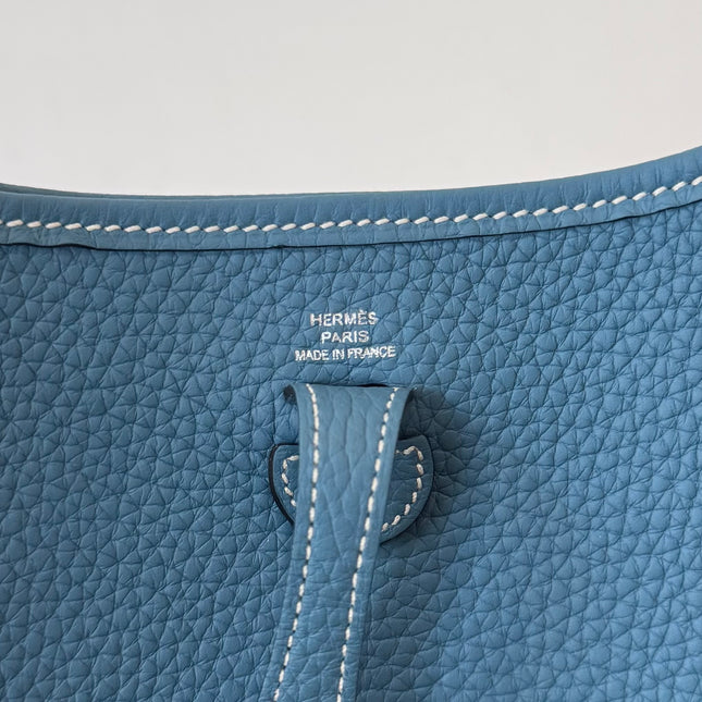 Sac Hermès Evelyne 16 Bleu Jean