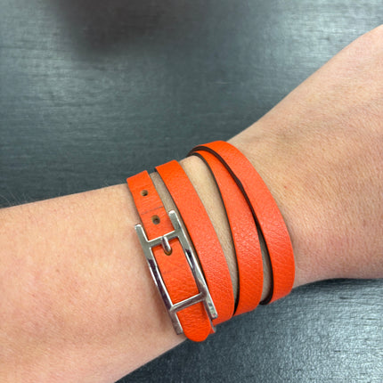 Bracelet Behapi Triple Tour Hermès T2