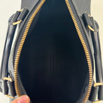 Sac Louis Vuitton Speedy 30 Cuir Épi Noir