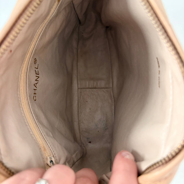 Sac Chanel Caméra Vintage beige