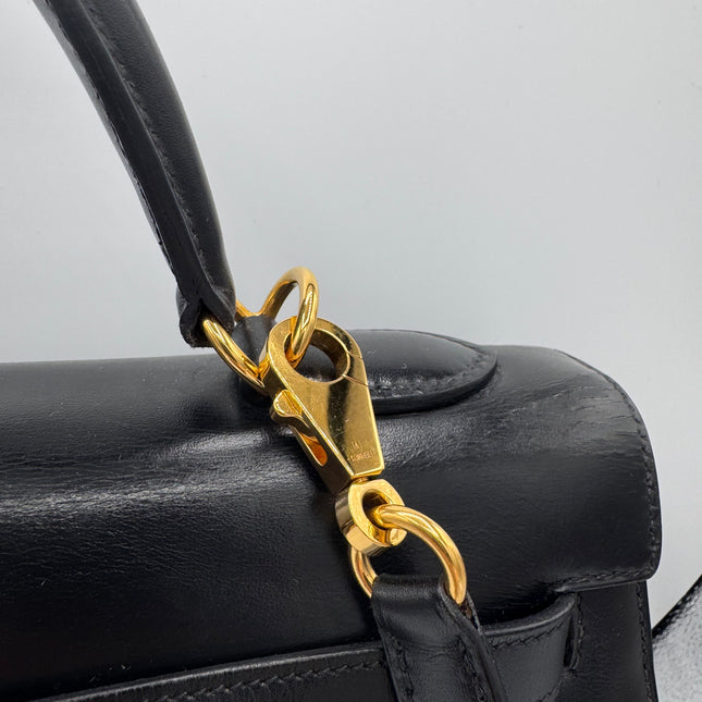 Kelly 32 Hermès Box Noir