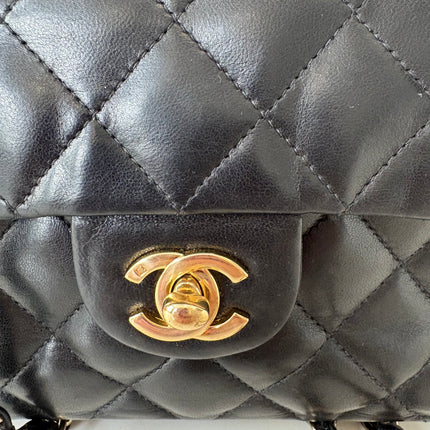 Sac chanel mini square noir