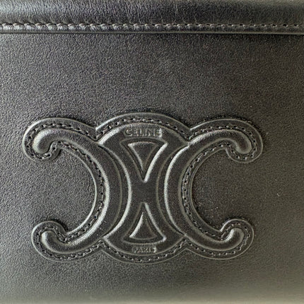 Sac Celine Clutch cuir noir