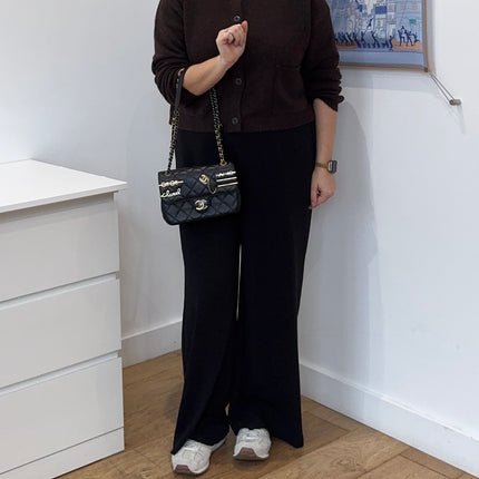 Mini Sac Chanel timeless Coco clips noir