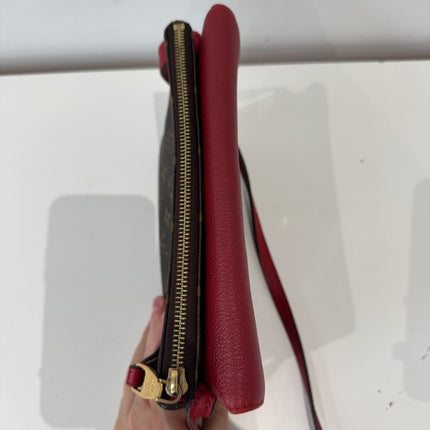 Sac Louis Vuitton bandoulière Twice Monogram & Rouge