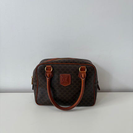 Sac Céline boston toile macadam vintage