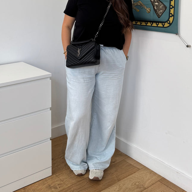 Sac Saint Laurent Collège medium noir