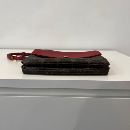 Sac Louis Vuitton bandoulière Twice Monogram & Rouge