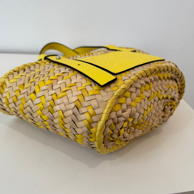 Sac panier Loewe jaune pm