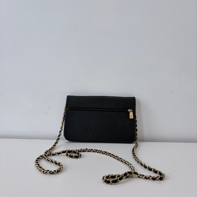Sac Chanel Wallet On Chain Noir vintage