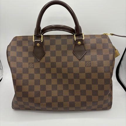 Sac Louis Vuitton Speedy 30 damier ébène