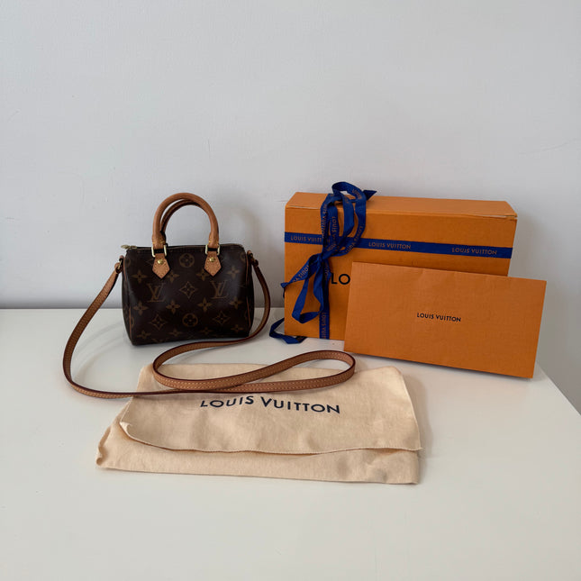 Sac Louis Vuitton Nano Speedy Monogram