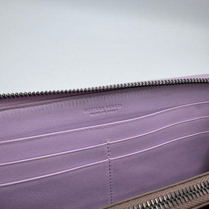 Portefeuille Bottega Veneta lilas