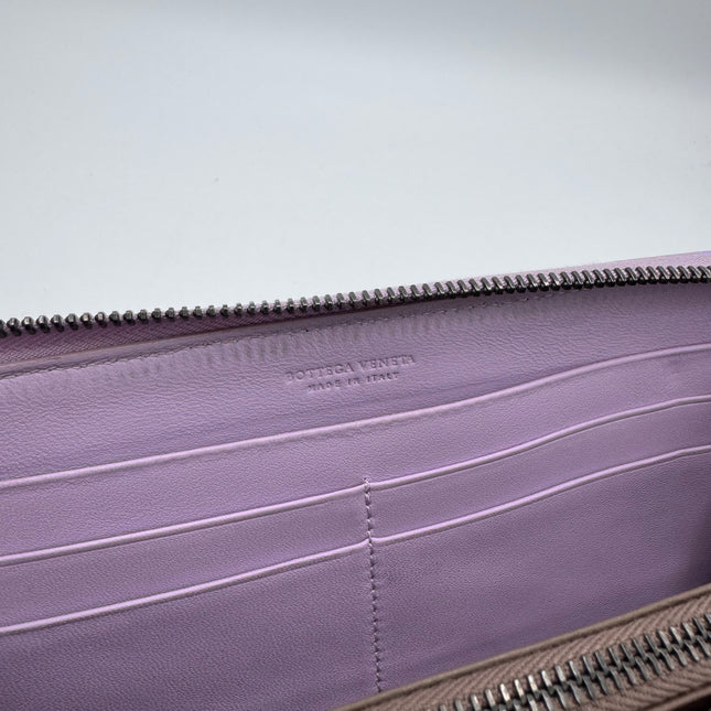Portefeuille Bottega Veneta lilas