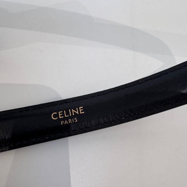 Ceinture Celine cuir Noir Taille 85