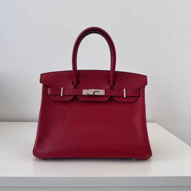 Sac Hermès Birkin 30 rouge piment