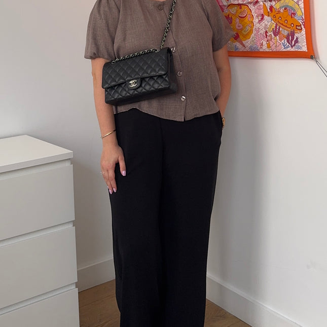 Sac Chanel 11.12 timeless classique cuir caviar
