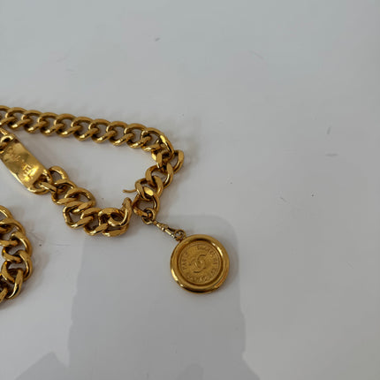 Ceinture Chanel médaillon vintage 85cm