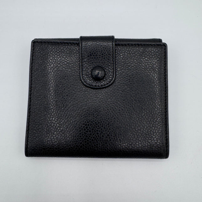 Portefeuille Chanel Cuir Caviar Noir