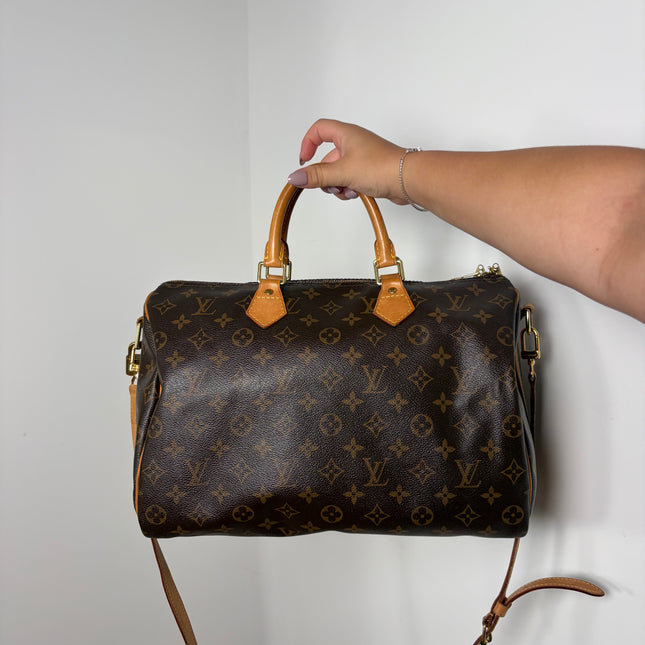 Sac Louis Vuitton Speedy 35 Monogram bandoulière