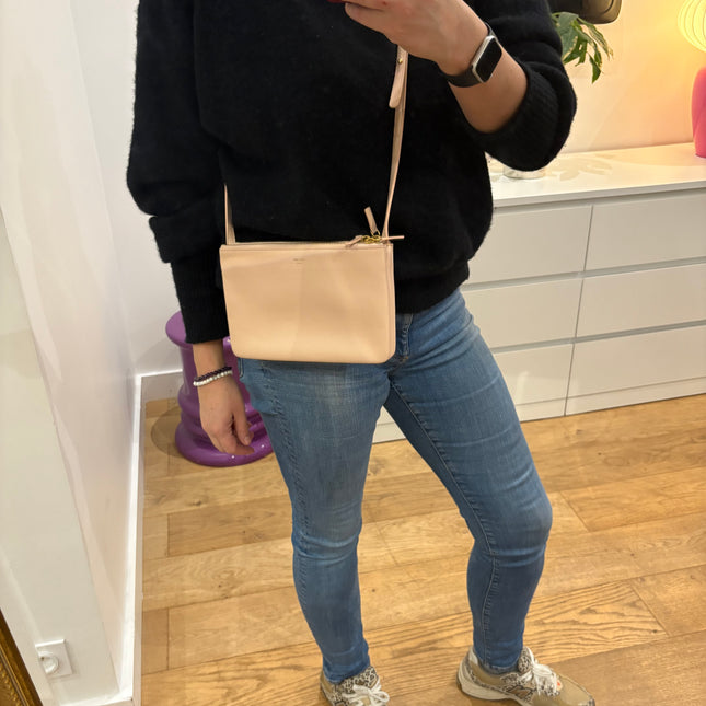 Sac Céline trio bag rose