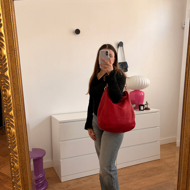Sac Cabas Dior Tote rouge