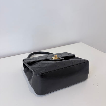 Sac Chanel Top Handle vintage noir