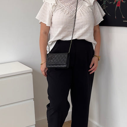 Sac Chanel Wallet On Chain Cambon noir