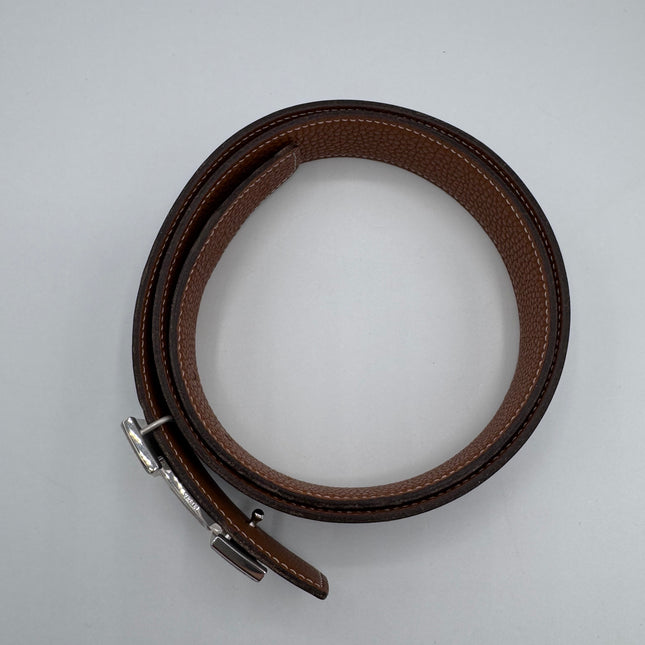Boucle de ceinture H & Cuir de ceinture réversible 32 mm