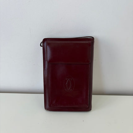 Pochette Cartier à Dragonne bordeaux