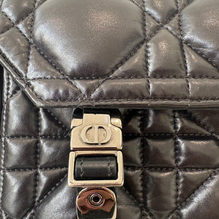Sac Dior Camp Small cuir noir