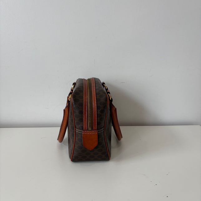 Sac Céline boston toile macadam vintage