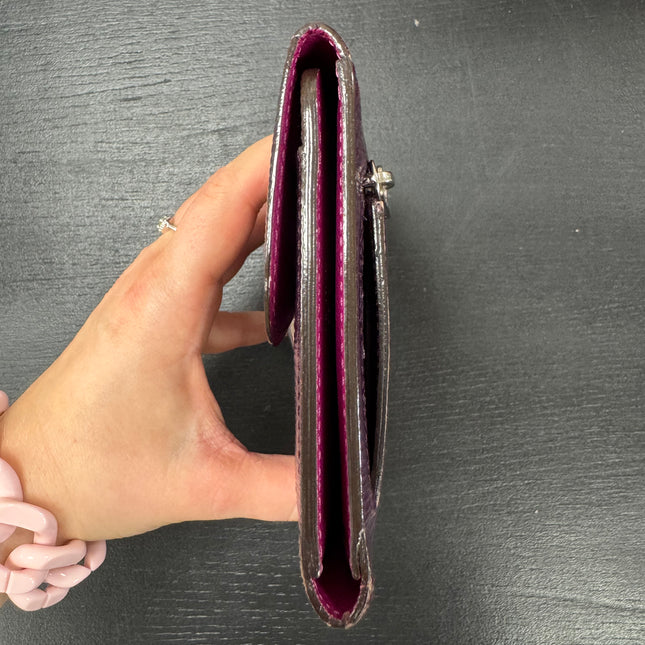 Portefeuille Eugenie Louis Vuitton Épi Cassis