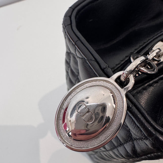 Sac Lady Dior Large bandoulière Noir