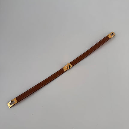 Bracelet Hermès Kelly double tour  Gold T2