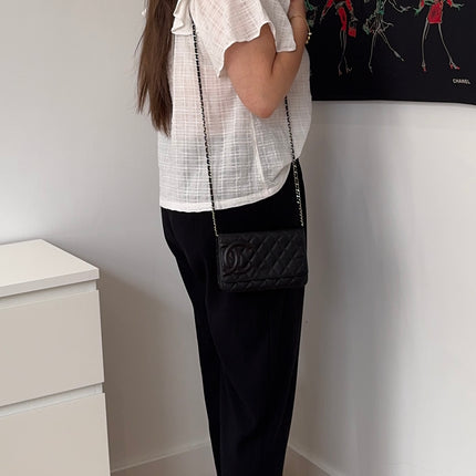 Sac Chanel Wallet On Chain Cambon noir