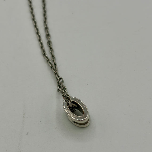 Collier Hermes mini pop blanc