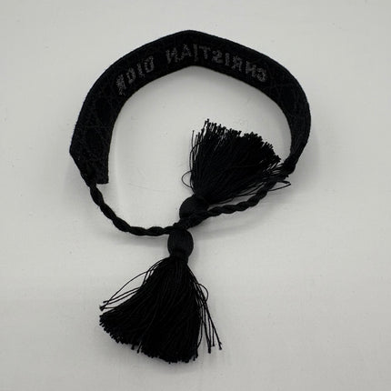 Bracelet Dior tissu noir