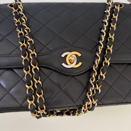 Sac Chanel Fermoir bicolore Noir