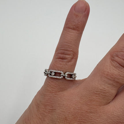 Bague Move Uno Link pavée Messika T52